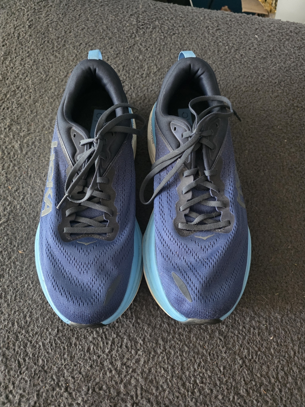 HOKA Women's Blue Performance Running Shoes WIDE